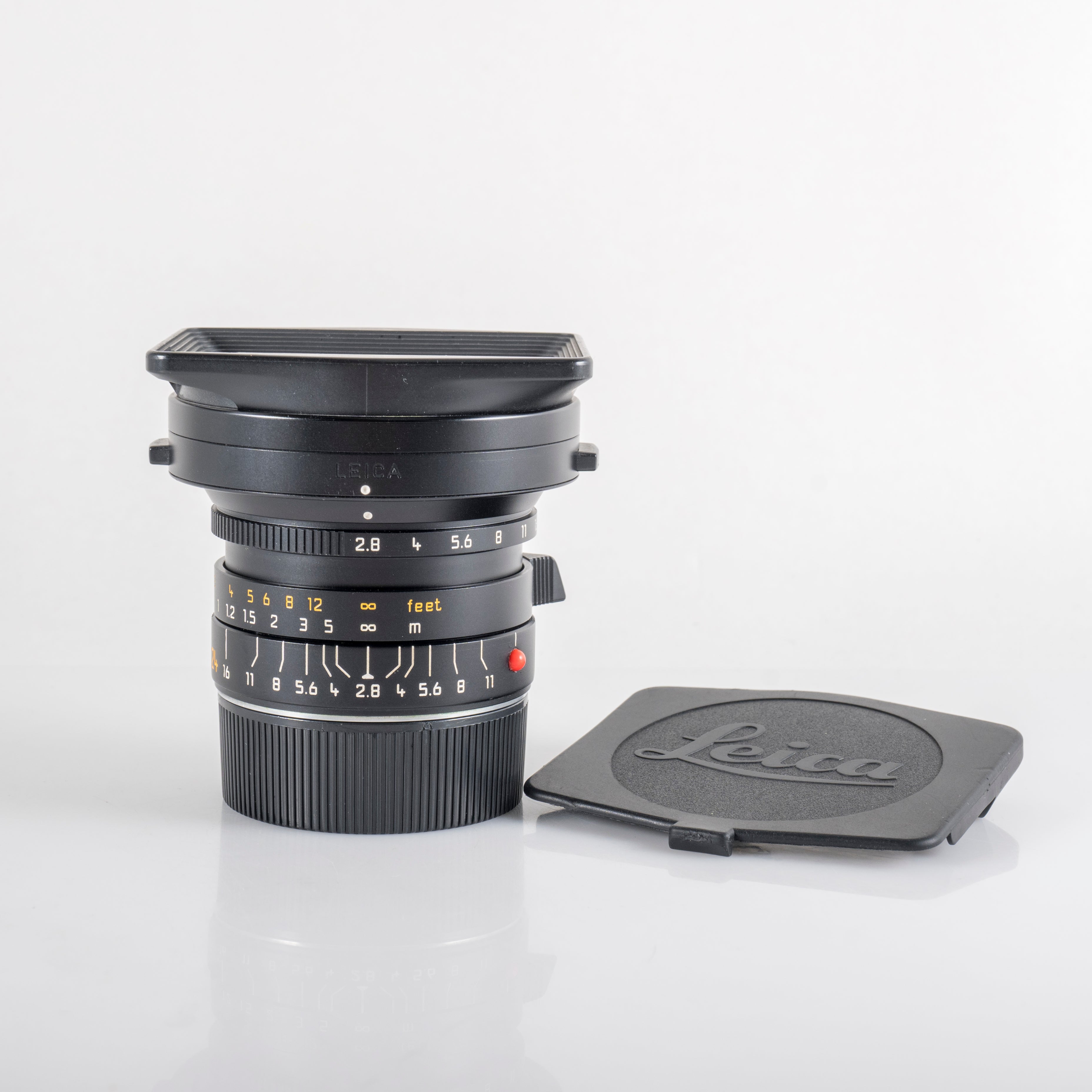 Leica Elmarit-M 24mm/F2.8 ASPH Black Lens Yr.2002 Germany 11878