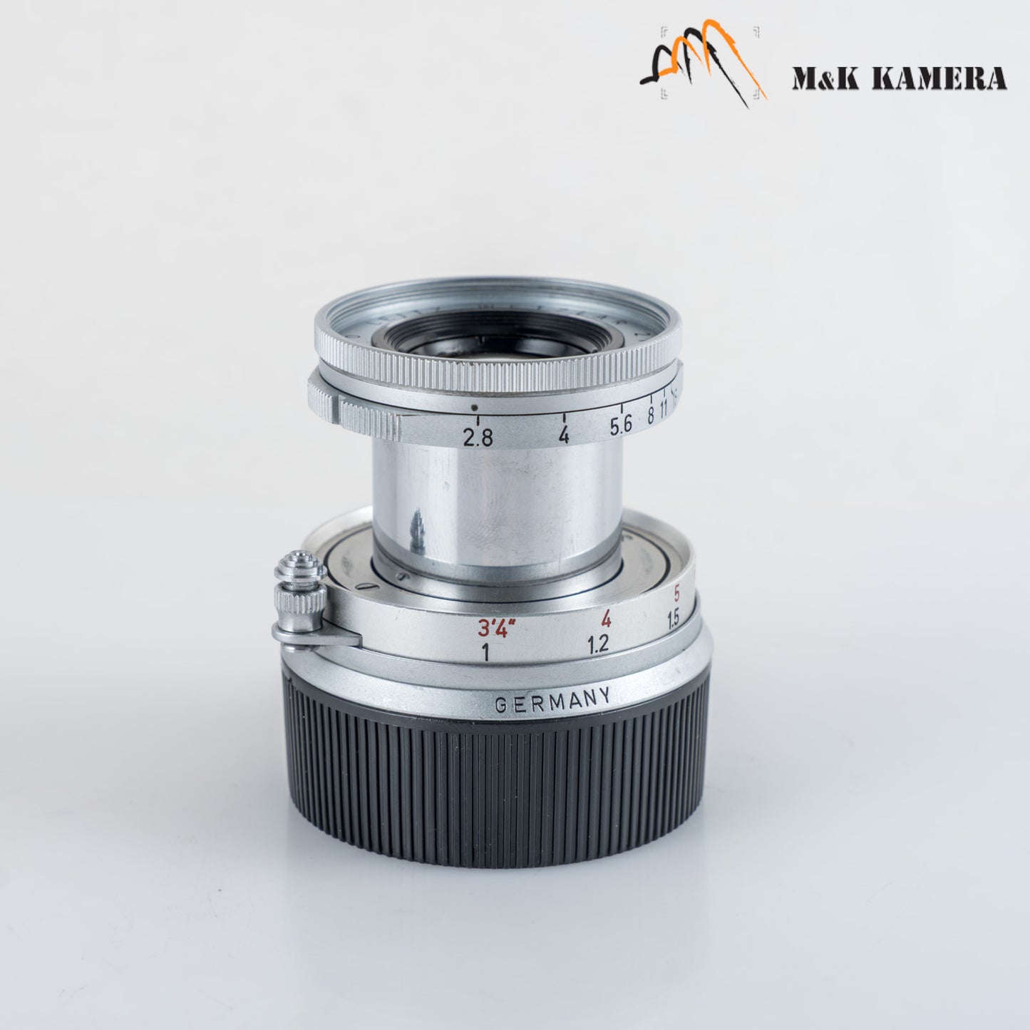 LEITZ Leica Elmar M 50mm/F2.8 Ver.I Silver Lens Yr.1966 Germany #23016