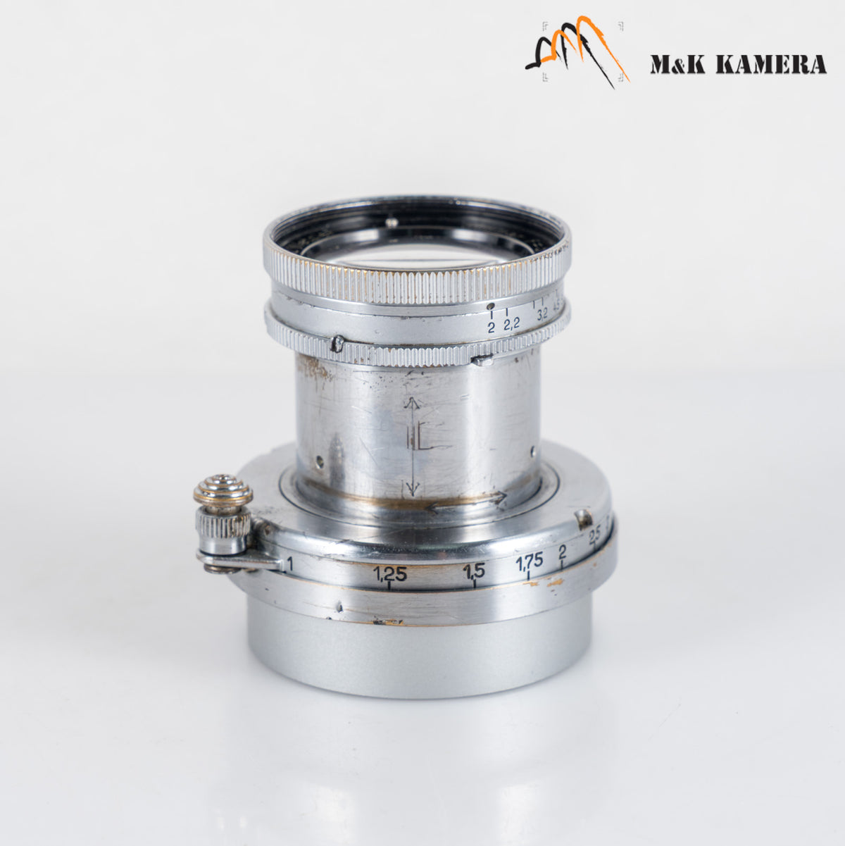 LEITZ Leica Summar L39 50mm/F2.0 Silver Lens Yr.1934 LTM Germany #11087