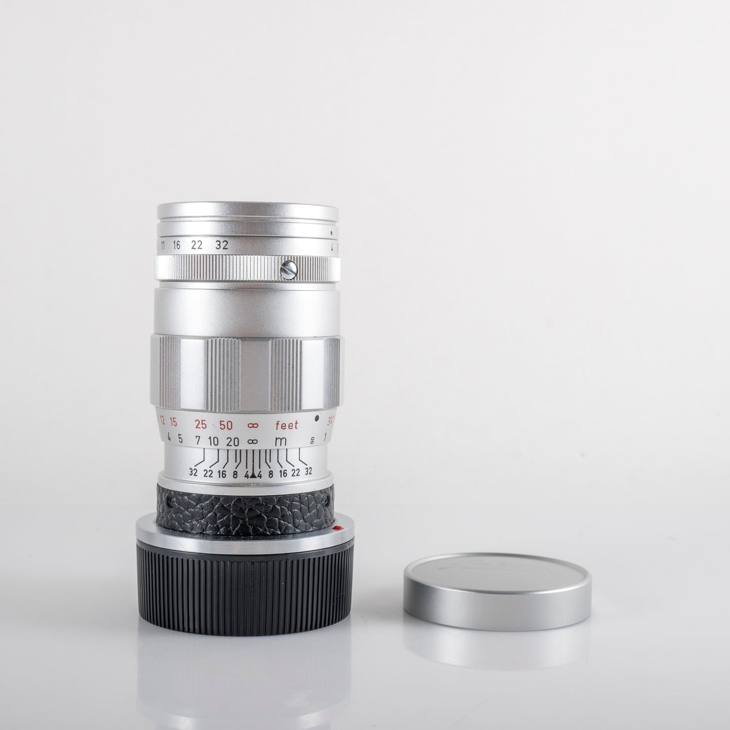 LEITZ Leica Elmar M 90mm/F4.0 Silver Lens Yr.1965 Germany #23857