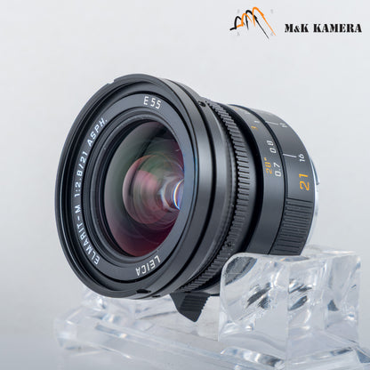 Leica Elmarit-M 21mm/F2.8 ASPH Black 6 bit coded 11135 #12094