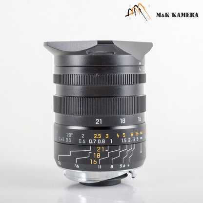 Leica Tri-Elmar-M 16-18-21mm/F4.0 ASPH/ w/ finder Lens Yr.2007 Germany 11642 #88695