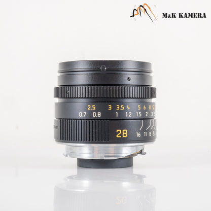 Leica Summicron-M 28mm/F2.0 ASPH Black Lens Yr.2003 Germany 11604 #88734