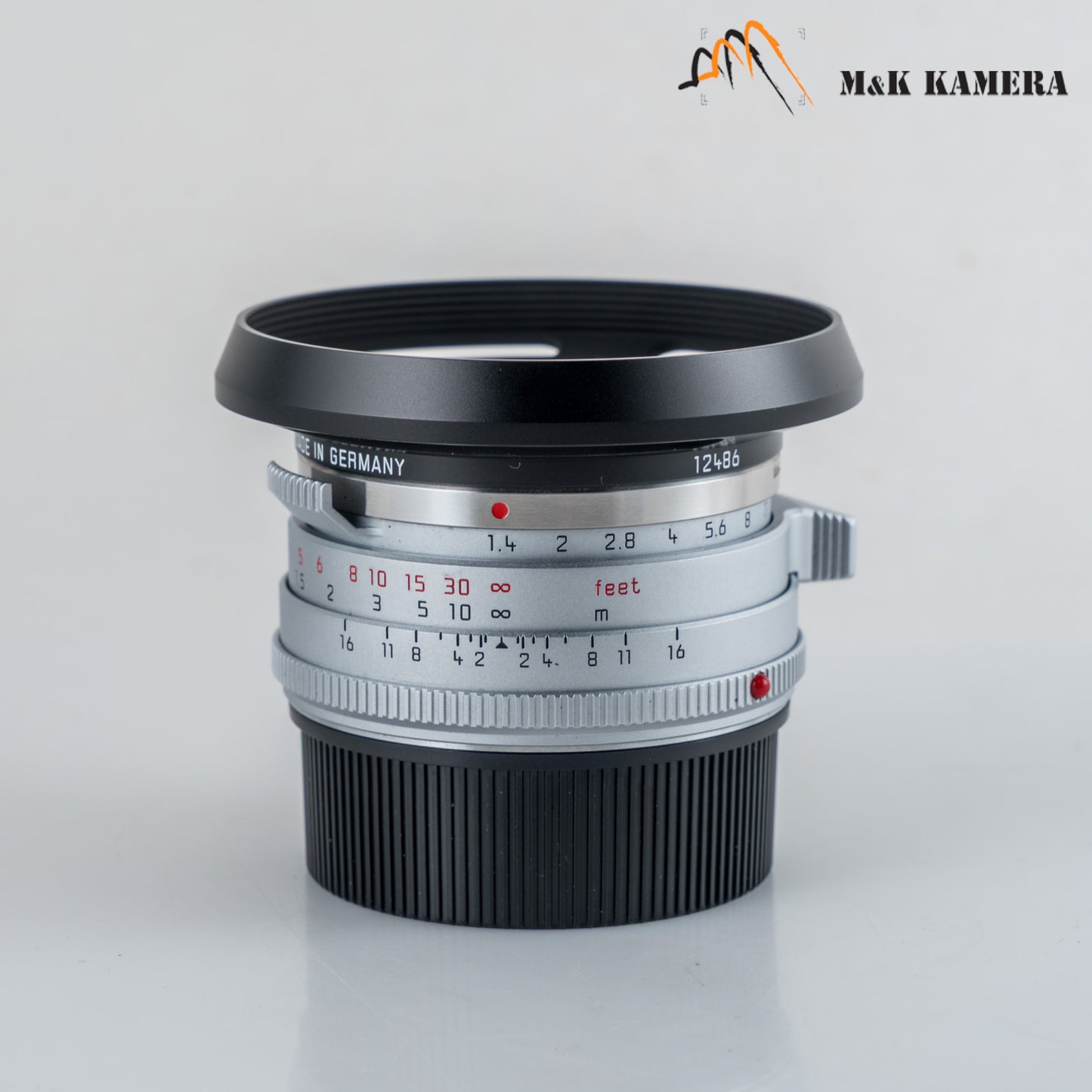 Leica Summilux-M 35mm/F1.4 E46 Steel Rim 2022 Silver Lens Germany 11301 #23998