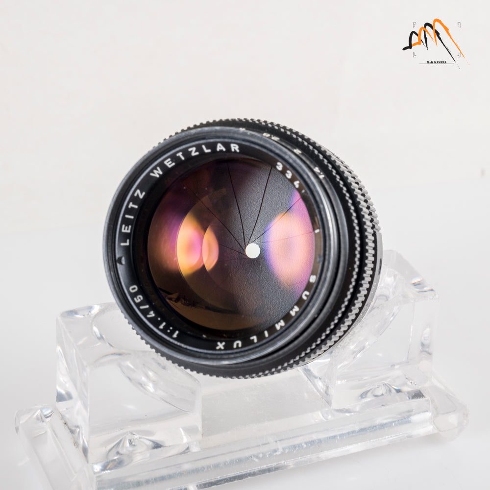 LEITZ Leica Summilux M 50mm/F1.4 E43 Ver.II V2 Black Lens Yr.1984 Germany 11113 #11528