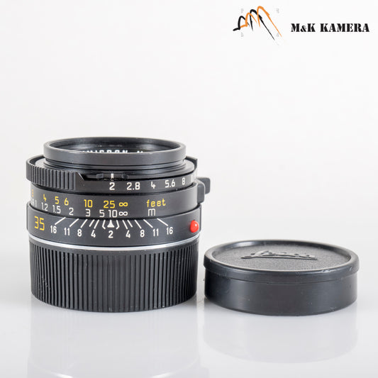 Leica Summicron-M 35mm/F2.0 Ver.4 7 Elements Black Lens Yr.1991 Germany 11310 #11993