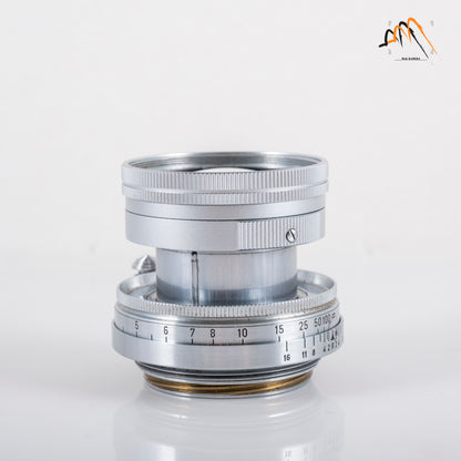 LEITZ Leica Summicron L39 50mm/F2.0 Silver Lens Yr.1955 LTM Germany #23712