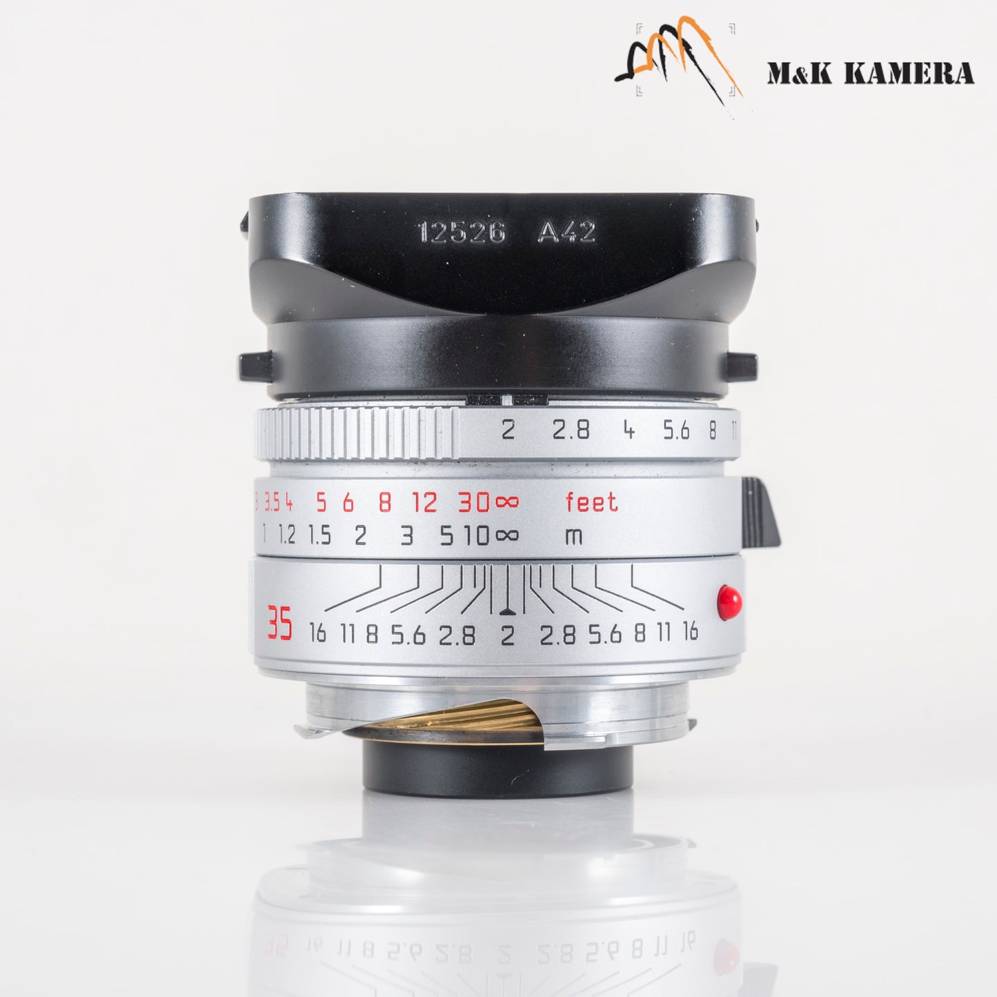 Leica Summicron-M 35mm/F2.0 ASPH Silver Lens Germany 11882 #23928