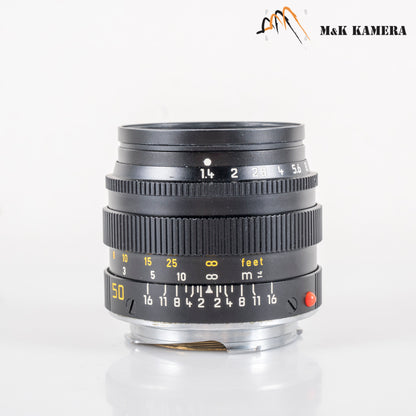 Leica Summilux M 50mm/F1.4 E43 Ver.II V2 Black Lens Yr.1989 Germany 11113 #23911