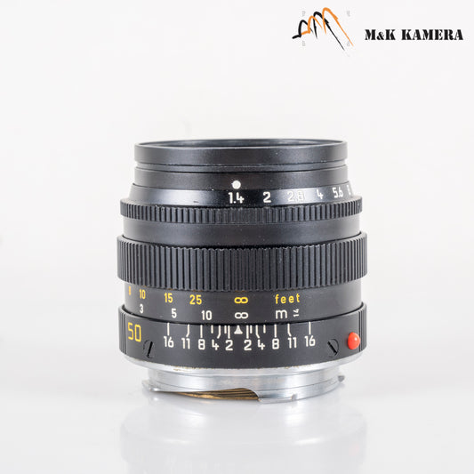 Leica Summilux M 50mm/F1.4 E43 Ver.II V2 Black Lens Yr.1989 Germany 11113 #23911