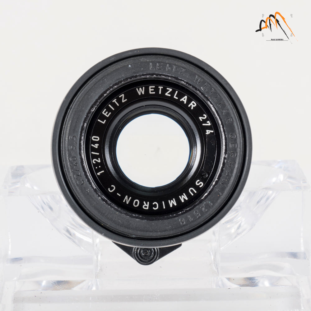 LEITZ Leica Summicron-C 40mm/F2.0 Serie 5.5 Lens Yr.1975 Germany