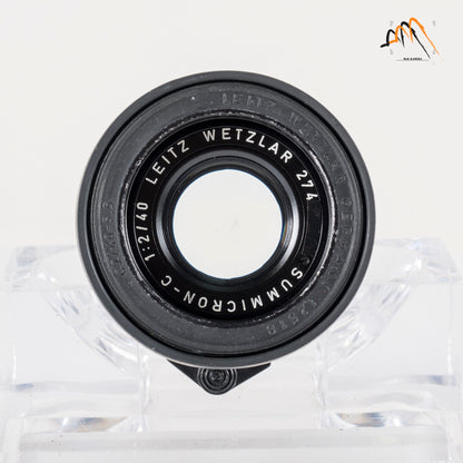 LEITZ Leica Summicron-C 40mm/F2.0 Serie 5.5 Lens Yr.1975 Germany #11586
