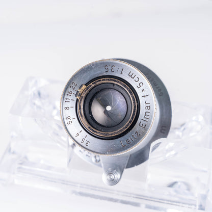 LEITZ Leica Elmar L39 50mm/F3.5 Lens Yr.1952 LTM Germany #11039