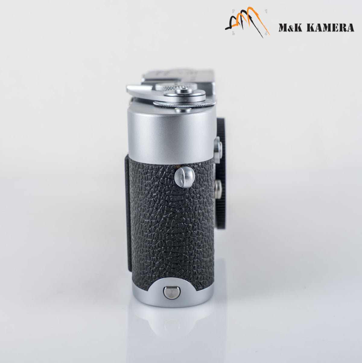 Leica M2 Round Button Rewind Silver Film Rangefinder Camera #24015
