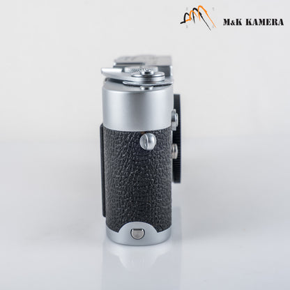 Leica M2 Round Button Rewind Silver Film Rangefinder Camera #24015