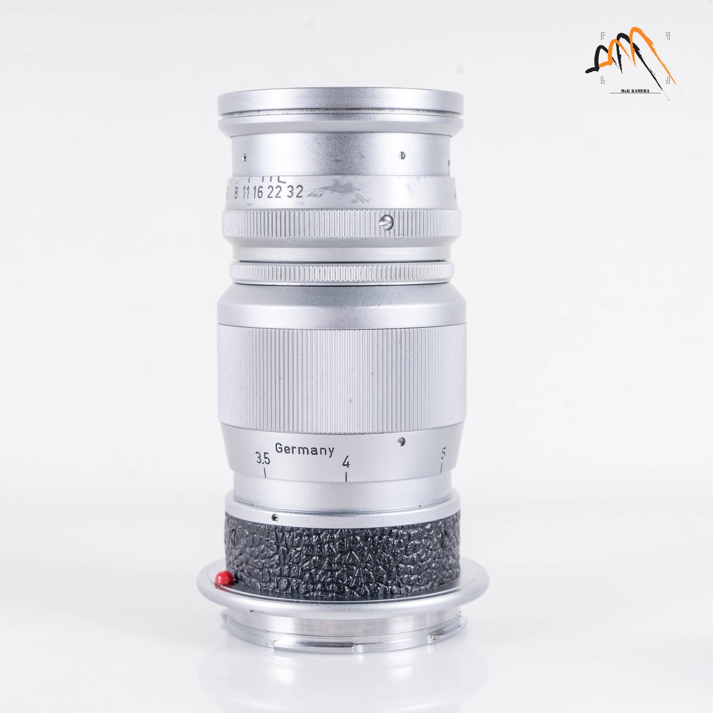LEITZ Leica Elmar M 90mm/F4.0 Silver Lens Yr.1958 Germany #23458