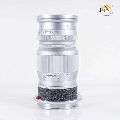 LEITZ Leica Elmar M 90mm/F4.0 Silver Lens Yr.1958 Germany #23458