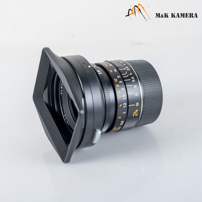 Leica Elmarit-M 24mm/F2.8 ASPH Black Lens Yr.1996 Germany 11878 #23941