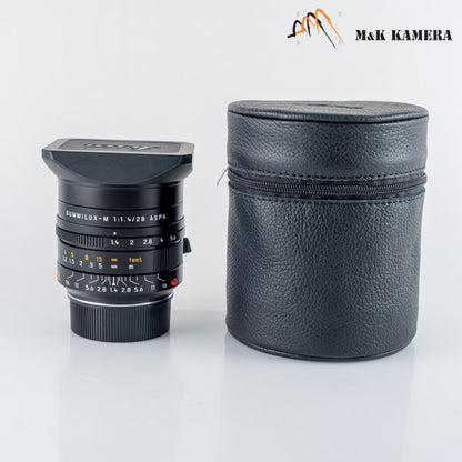 Leica Summilux-M 28mm/F1.4 ASPH 11668 Black Lens Germany #12090