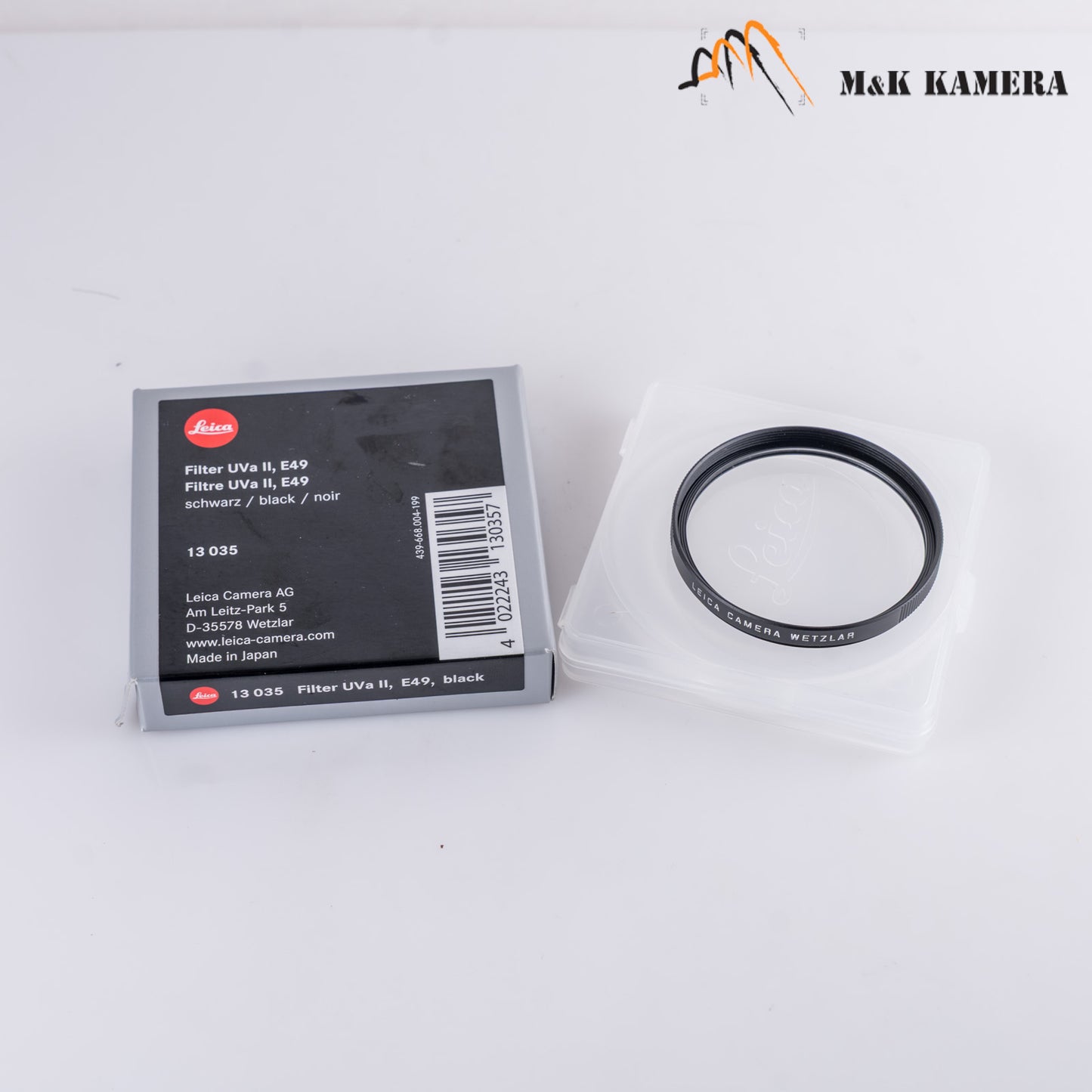 Leica E49 UVa ll Black 13035 Filter boxed #12115
