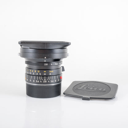 Leica Elmarit-M 24mm/F2.8 ASPH Black Lens Yr.2007 Germany 11878 #88690