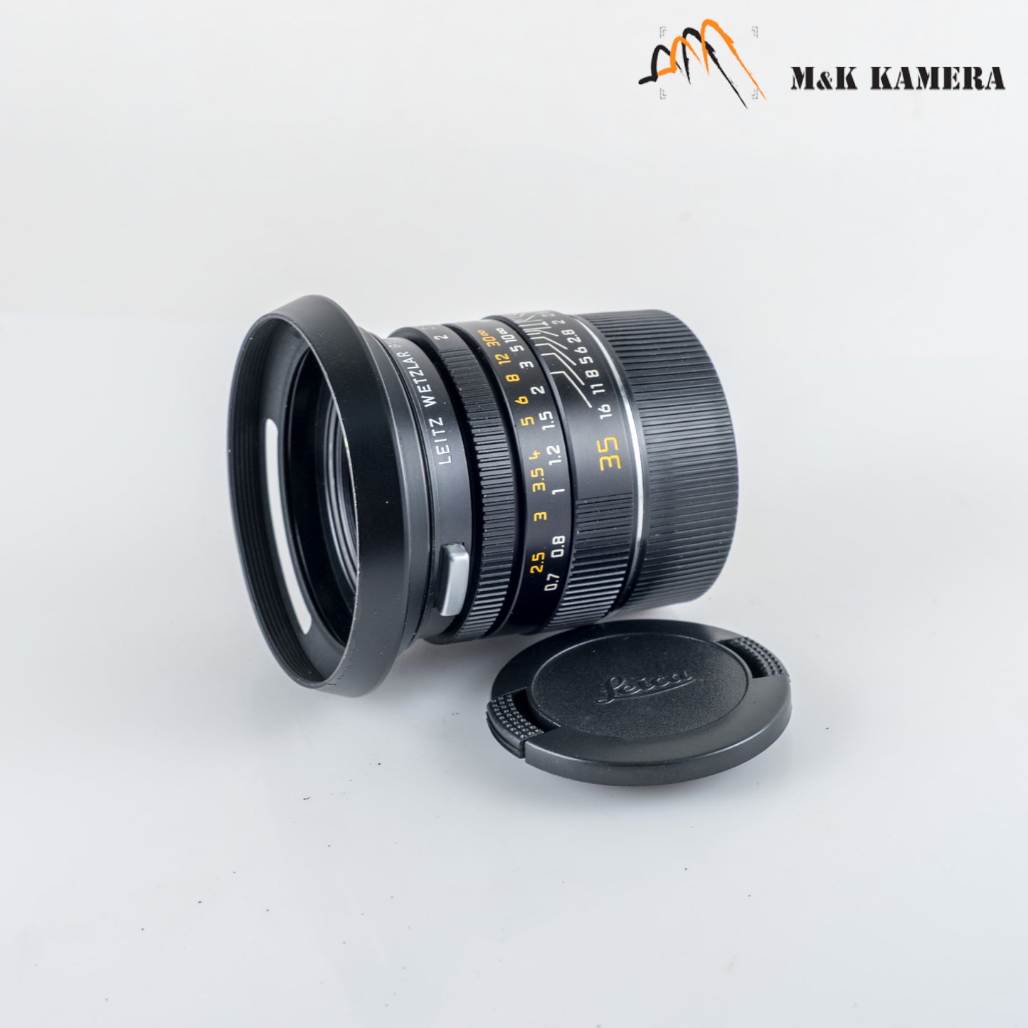 Leica Summicron-M 35mm/F2.0 ASPH/ 11879 Black + hood 12504 11879 #88924