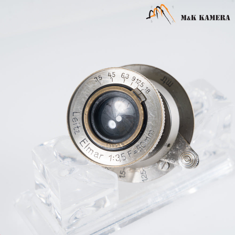 LEITZ Leica Elmar L39 50mm/F3.5 Nickel plated Lens LTM Germany Nickel #10572