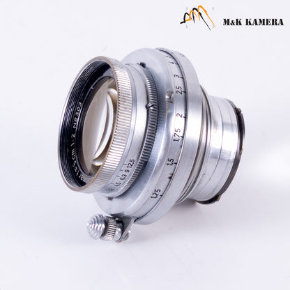 LEITZ Leica Summar L39 50mm/F2.0 Silver Lens Yr.1936 LTM Germany #87265