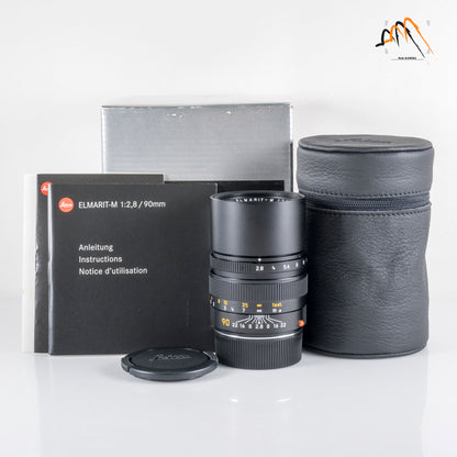 Leica Elmarit-M 90mm/F2.8 E46 Ver.II V2 Black boxed 11807 #23761