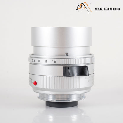 Leica Summilux-M 35mm/F1.4 E46 ASPH/ FLE II Silver Lens Germany 11727 #23876