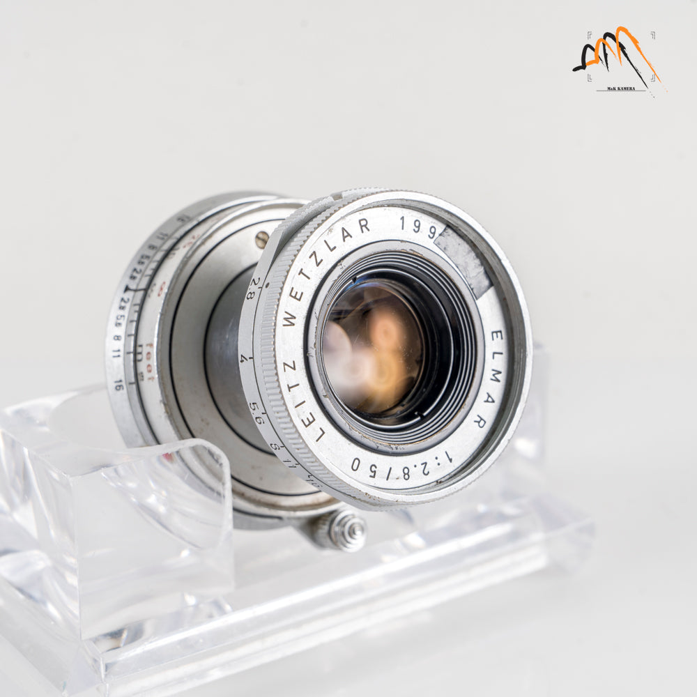 LEITZ Leica Elmar M 50mm/F2.8 Ver.I Silver Lens Yr.1963 Germany #11288