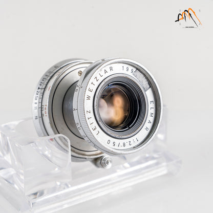 LEITZ Leica Elmar M 50mm/F2.8 Ver.I Silver Lens Yr.1963 Germany #11288