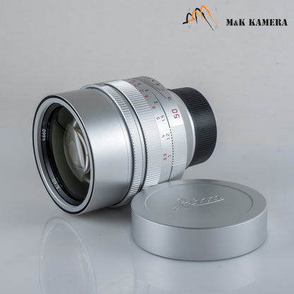 Leica Noctilux-M 50mm/F0.95 ASPH 11667 Silver Lens Germany 11667 #12107