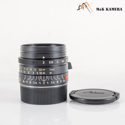 Leica Summicron-M 28mm/F2.0 ASPH Black Lens Yr.2003 Germany 11604 #88734