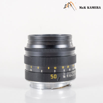 Leica Summilux M 50mm/F1.4 E43 Ver.II V2 Black Lens Yr.1989 Germany 11113 #23911