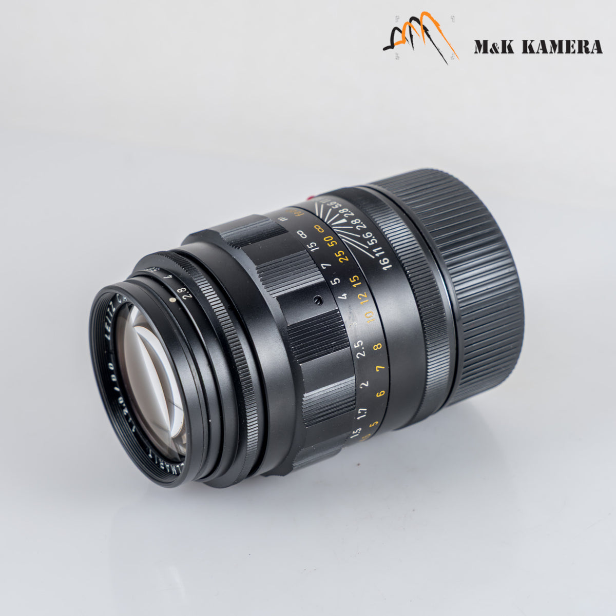 LEITZ Leica Tele-Elmarit M 90mm/F2.8 Ver.I V.1/ Fat Black Lens Yr.1969 Canada #24042