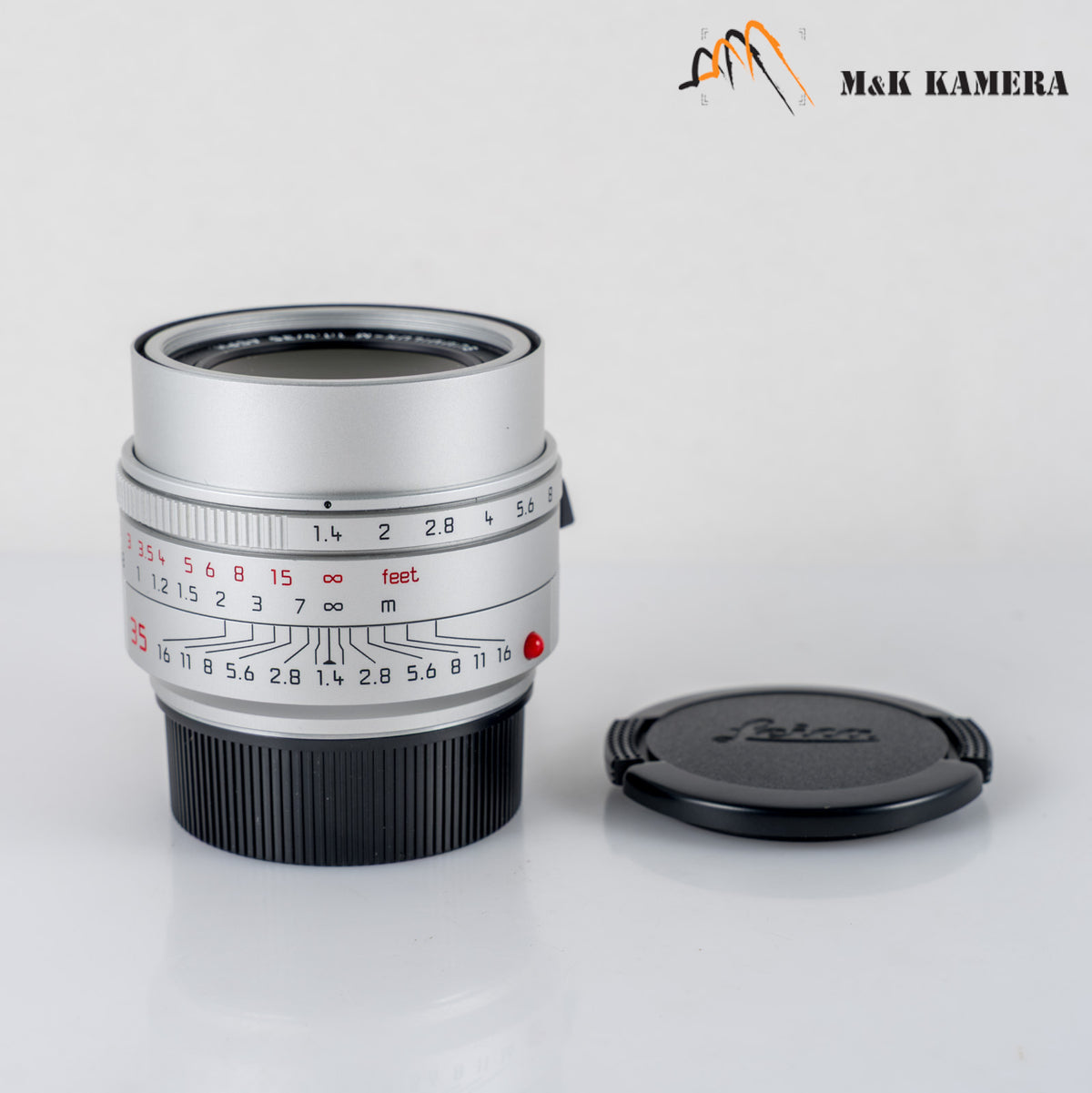 Leica Summilux-M 35mm/F1.4 E46 ASPH/ FLE II Silver Lens Germany 11727 #24029