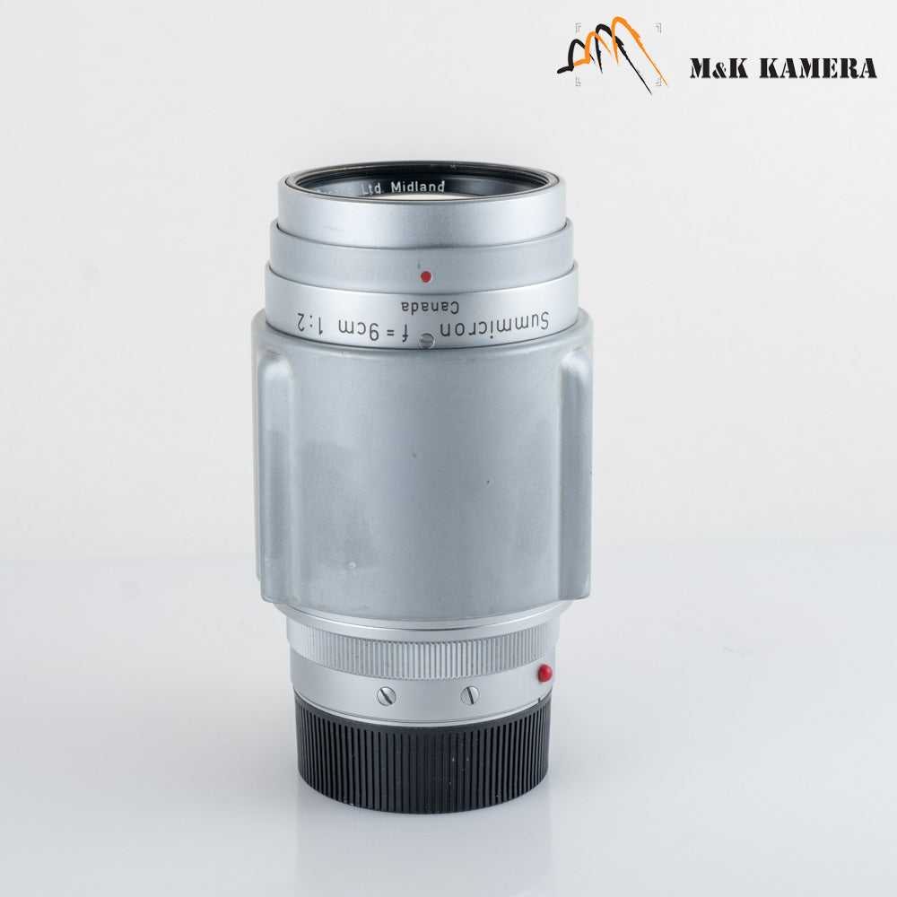 Leica Summicron L39 90mm/F2.0 Ver.I V1 Rare Silver Midland #11928