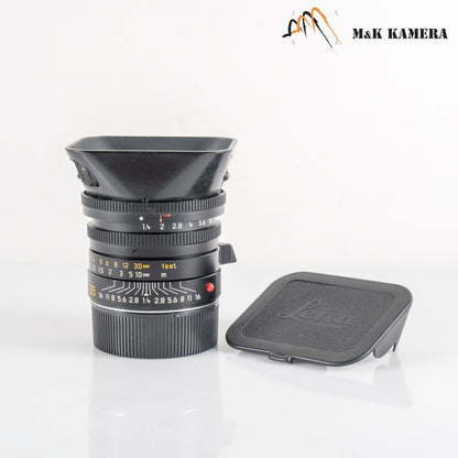 Leica Summilux-M 35mm/F1.4 ASPH 11874 Black Lens Yr.2009 Germany 11874 #12044