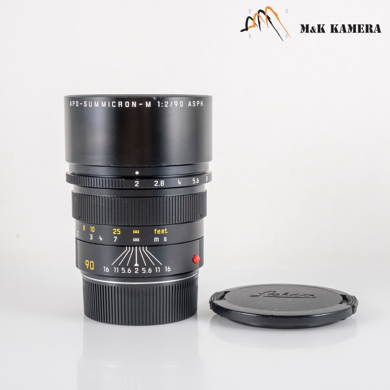 LEITZ Leica APO-Summicron-M 90mm/F2.0 ASPH 11884 Black Lens Yr
