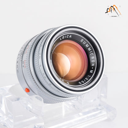 Leica Summicron-M 50mm/F2.0 V Silver Lens Yr.2001 Germany 11816 #23765