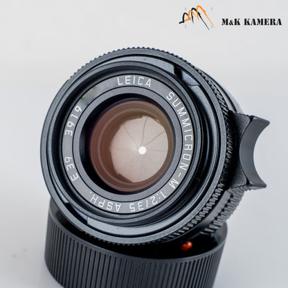 Leica Summicron-M 35mm/F2.0 ASPH/ 11879 Black Lens Yr.2001 Germany 11879 #23945