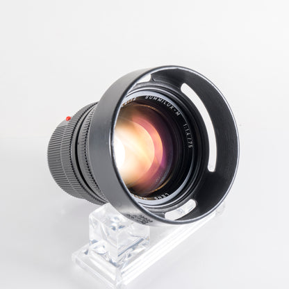 LEITZ Leica Summilux-M 75mm/F1.4 Ver.I Lens Yr.1981 Canada 11814 #23820