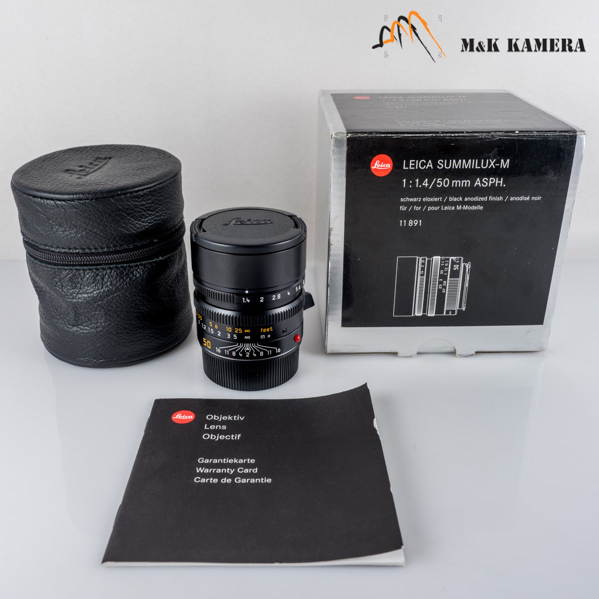 Leica Summilux-M 50mm/F1.4 ASPH Black Lens Germany 11891 #24032