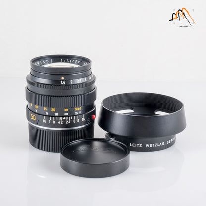 Leica Summilux M 50mm/F1.4 E43 Ver.II V2 Black with hood 12586 11113 #11736