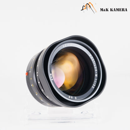 Leica Noctilux-M 50mm/F1.0 E60 V4 Ver.IV Lens Yr.2003 Canada 11822 #10420