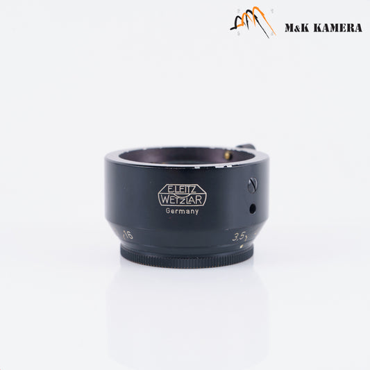 Leica VALOO Black Paint Hood for Elmar 5cm / aperture control #10299