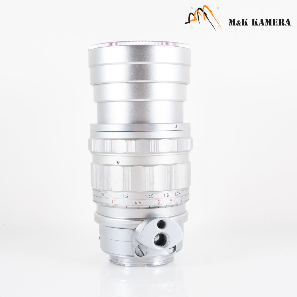 LEITZ Leica Summicron M 90mm/F2.0 Ver.I V.1 Silver Lens Yr.1959 Canada #10423