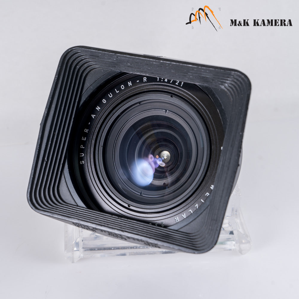 Leica Super-Angulon-R 21mm/F4.0 with 12506 hood #23120