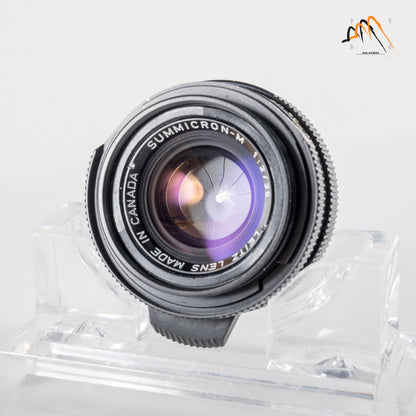 LEITZ Leica Summicron-M 35mm/F2.0 Ver.4 7 Elements Black Lens Yr.1980 Canada 11310 #11566